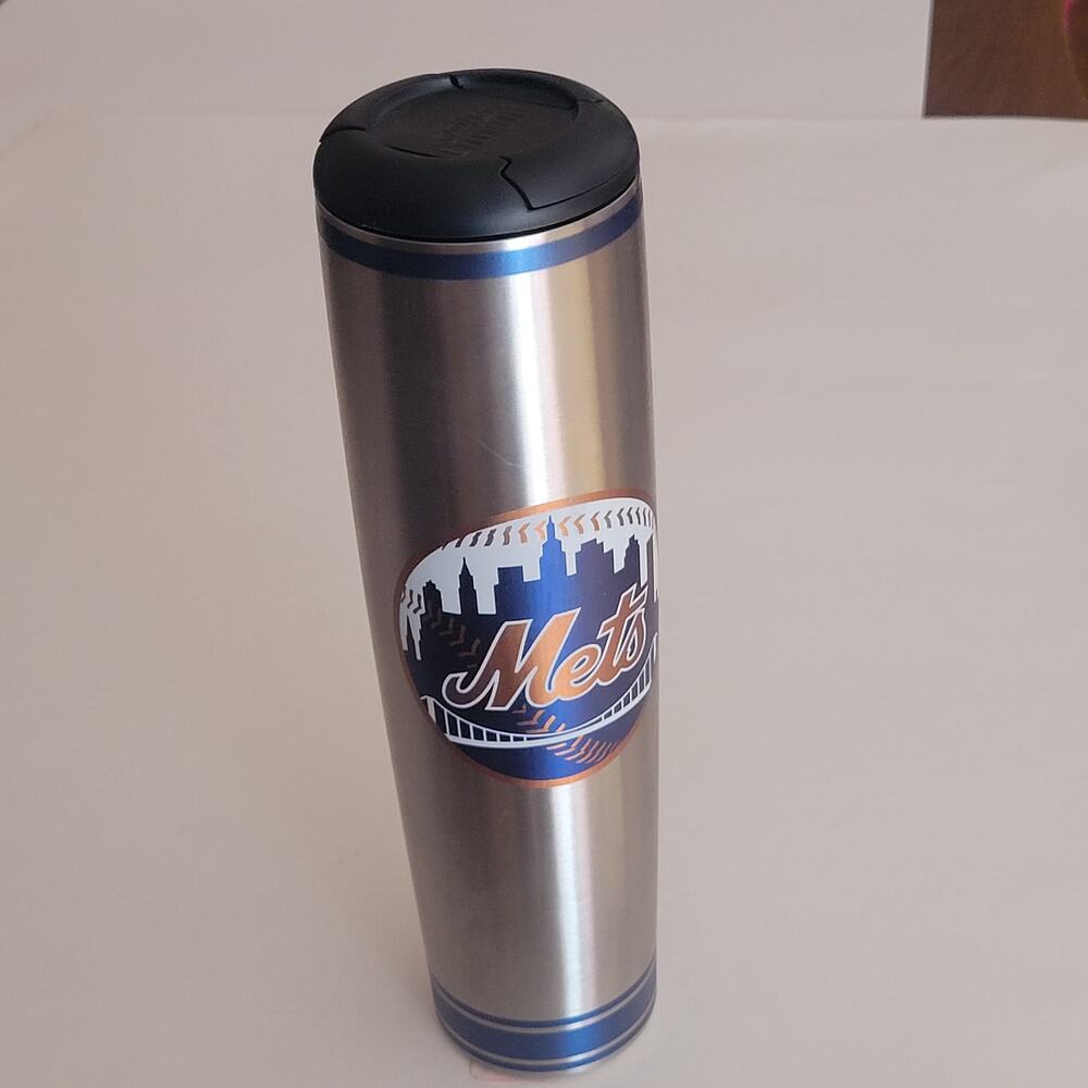 New York Mets Dugout Mug Baseball Bat Mug stainless steel 20oz New with tags